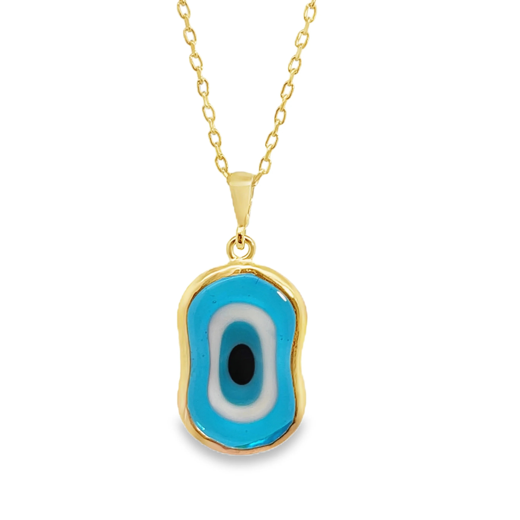 Melting Evil Eye Necklace