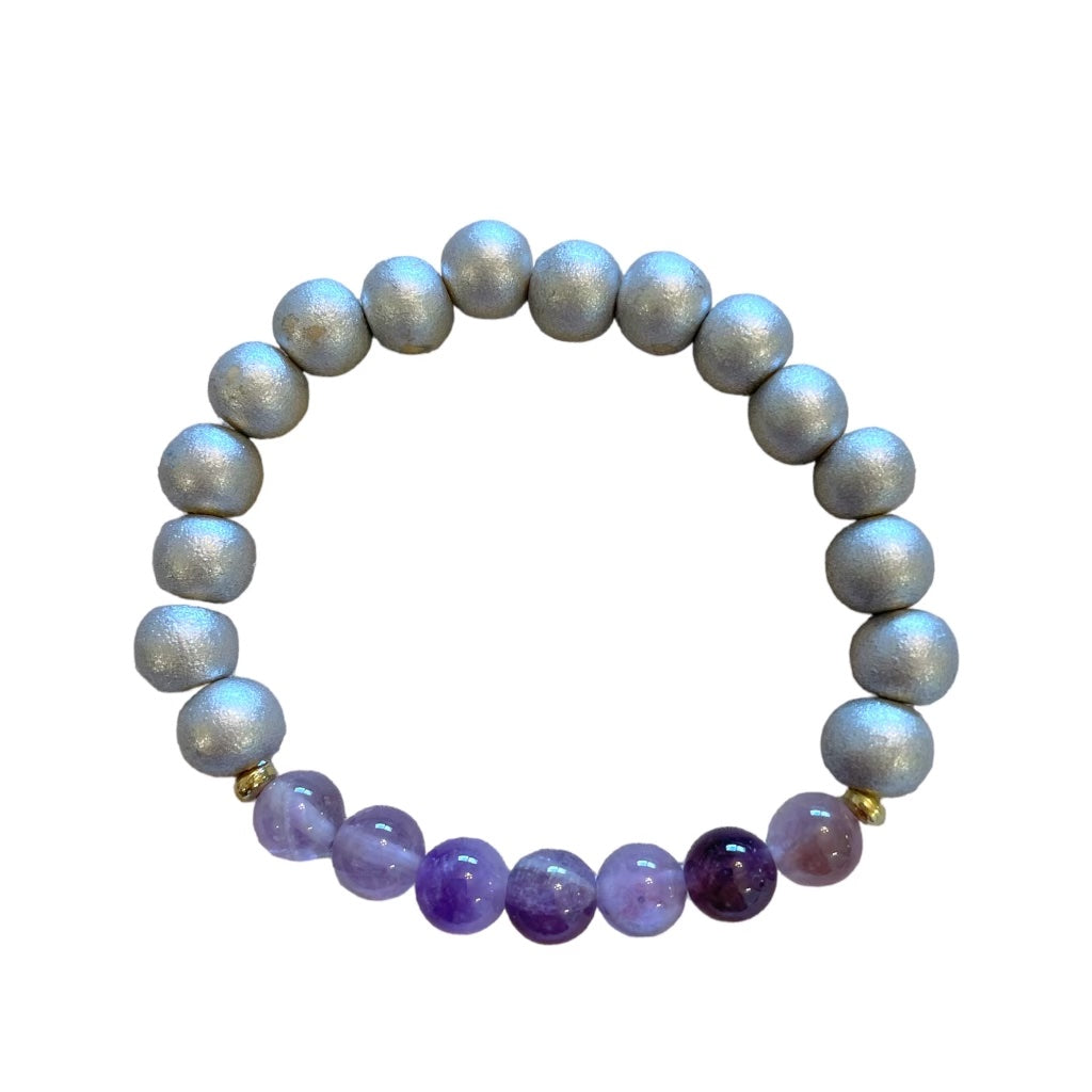 Amethyst Crystal Healing Bracelets