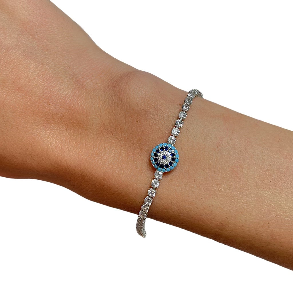 Evil Eye Zircon Bracelet