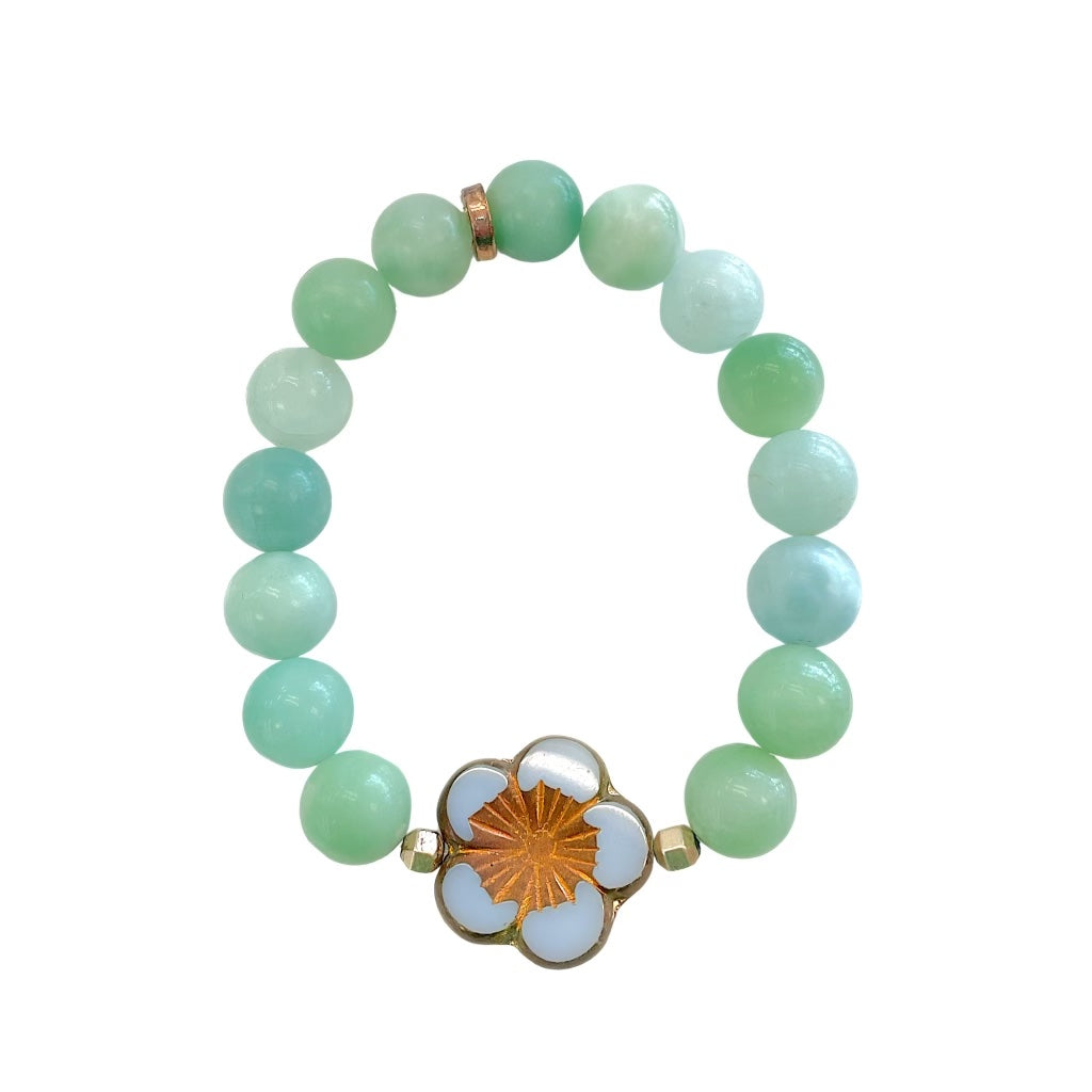 Sea Melody Gemstone Stretch Bracelets