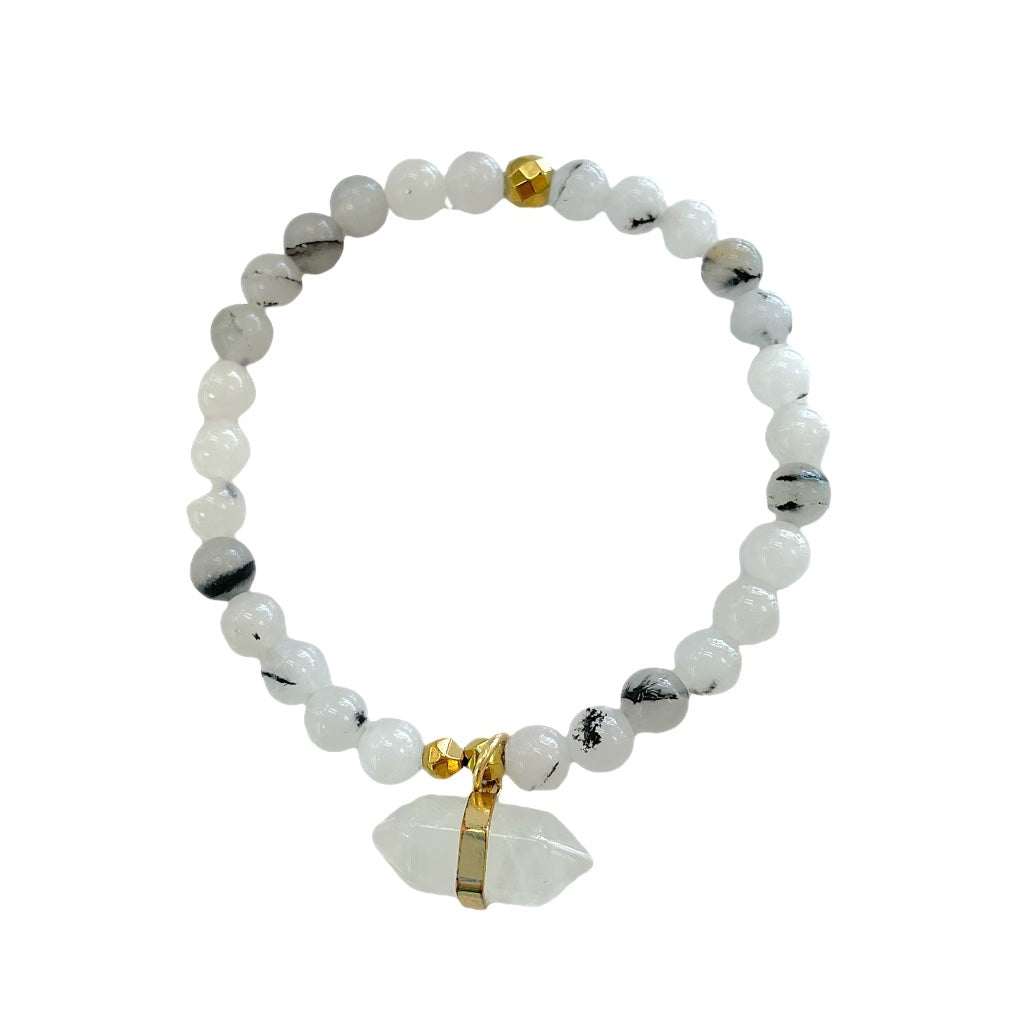 Sea Melody Gemstone Stretch Bracelets