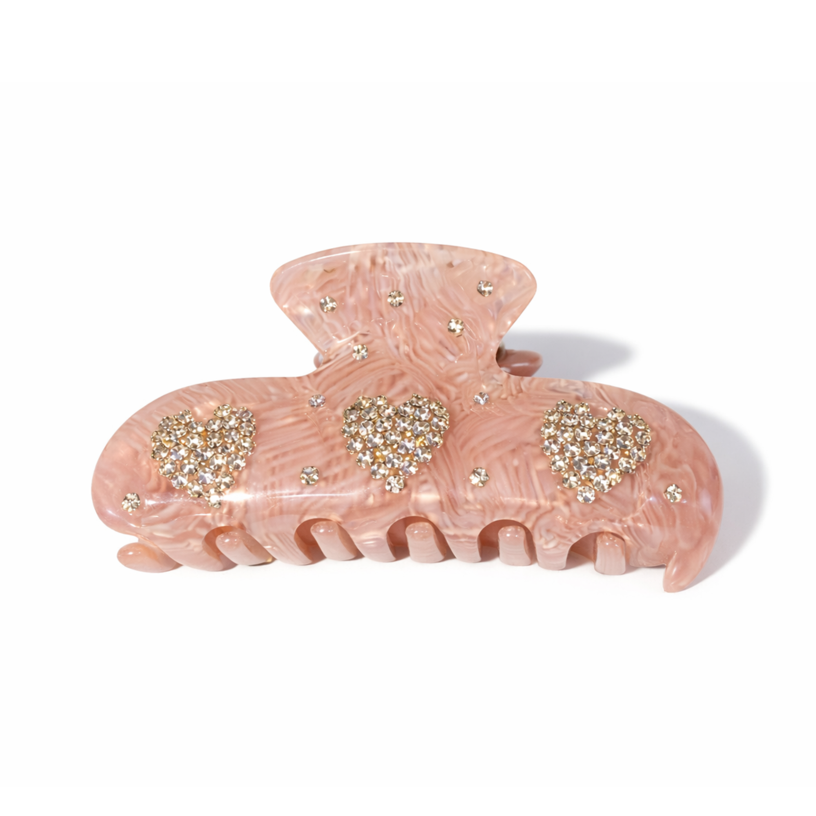 Three Stone Heart Clip