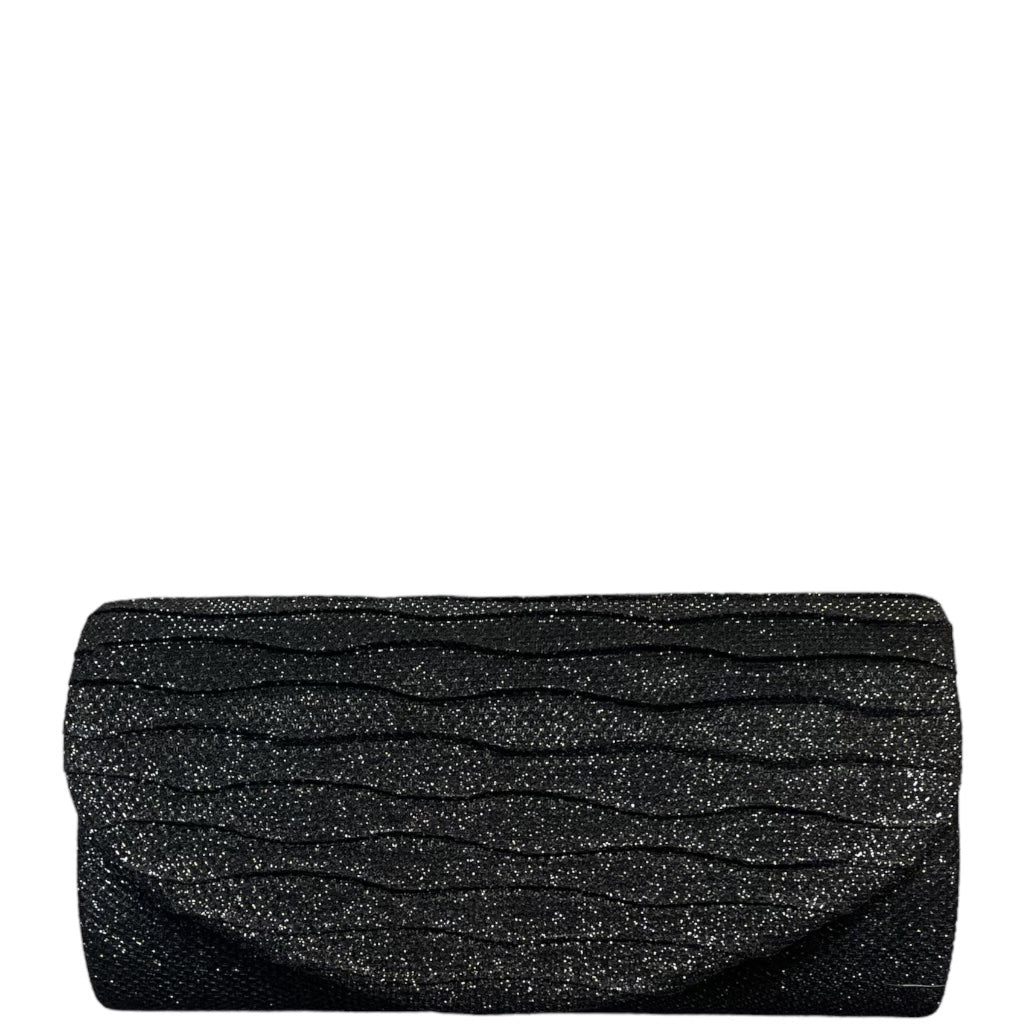 Ridged Evening Clutch Bag